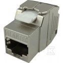 RJ45 cat.6 PoE+ STP keystone module