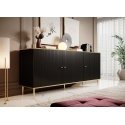 Cama GLAMOUR chest 180x40x75.5 cm black matt + gold