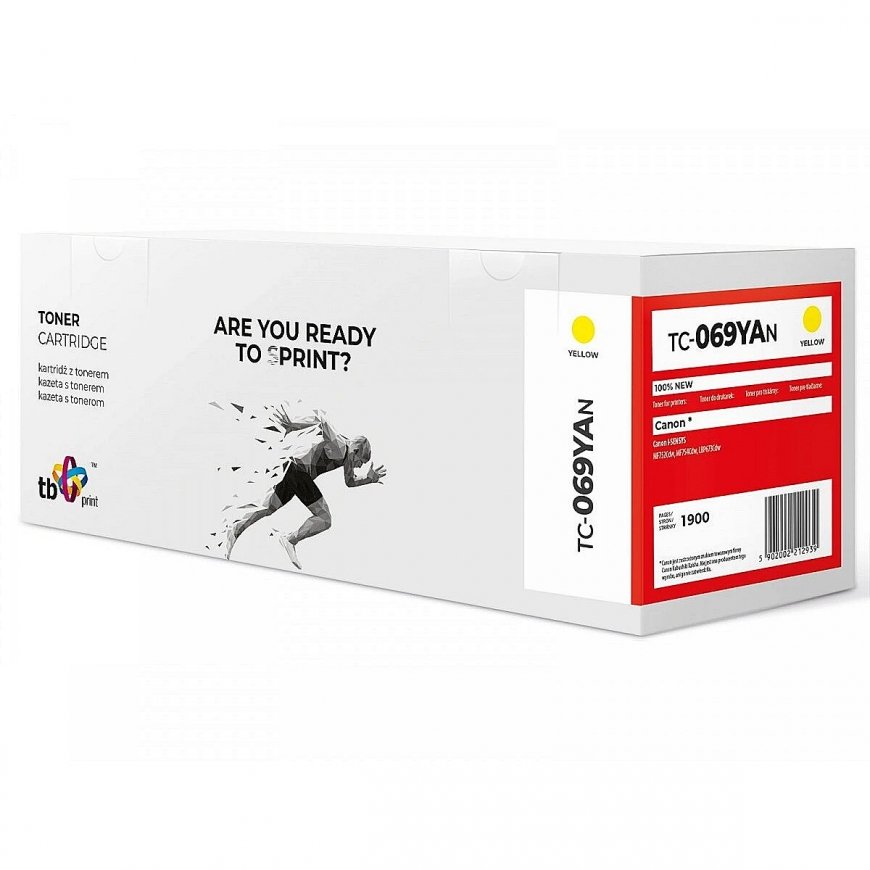 Toner for Canon MF752 TC-069YAN YE 100% new