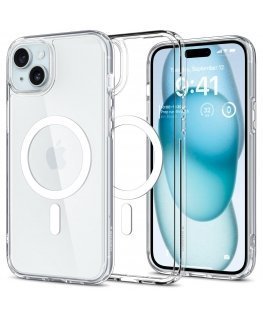 Spigen ACS06802 mobiiltelefoni ümbris 15,5 cm (6.1") Kate Läbipaistev, Valge