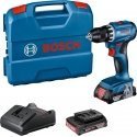 Bosch GSR 18V-45 1900 RPM 900 g Juoda, Mėlyna, Raudona