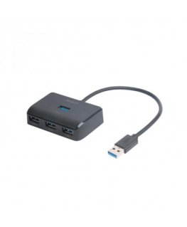 USB-A hub DELTACO, 5 Gbps, 4x USB-A, black / UH-735