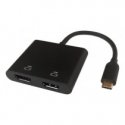 USB-A hub DELTACO, 5 Gbps, 4x USB-A, black / UH-735