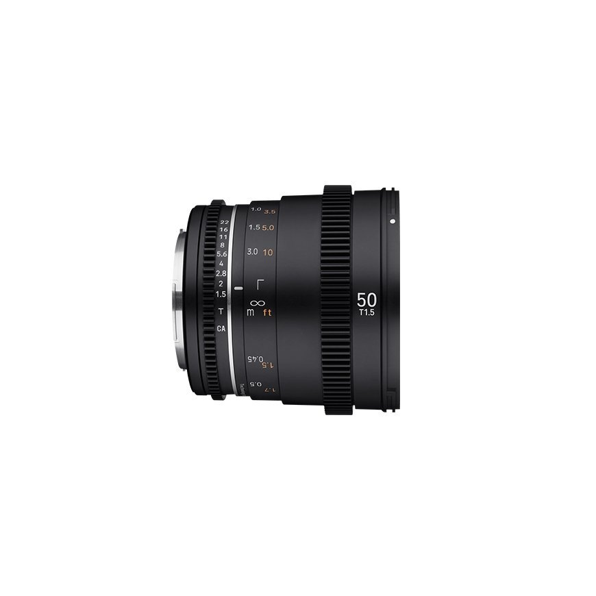 Samyang VDSLR 50mm T1.5 MK2 MILC Kino objektīvs Melns – 4