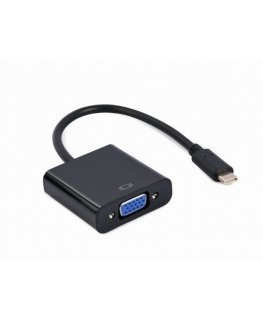 Gembird A-CM-VGAF-01 USB графический адаптер 1920 x 1080 пикселей Черный