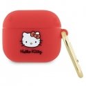Hello Kitty HKA33DKHSF Airpods 3 cover fuksja|fuschia Silicone 3