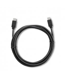 Qoltec 52352 USB kabelis 2,5 m USB 3.2 Gen 1 (3.1 Gen 1) USB C Juoda