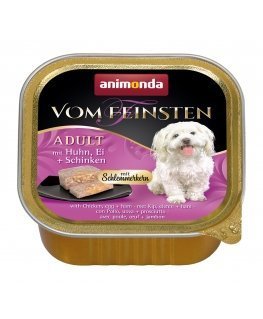 animonda Vom Feinsten Gourmet core with Chicken, egg + ham Egg, Viščiukas, Kumpio Suaugusių 150 g