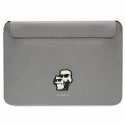 Karl Lagerfeld Sleeve KLCS14SAKCPMG 14" silver|silver Saffiano K Karl Lagerfeld Sleeve KLCS14SAKCPMG 14" silver|silver Saffiano K