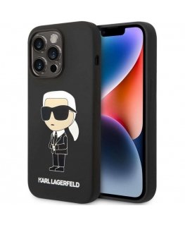Karl Lagerfeld KLHMP14LSNIKBCK Back Case for Apple iPhone 14 Pro
