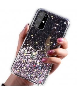 Fusion Glue Glitter Back Case Silicone Case For Apple iPhone 11