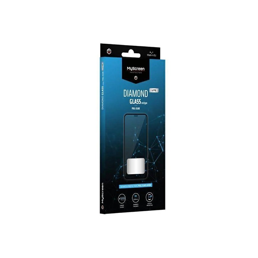 MS Diamond Glass Edge Lite Vivo Y76|Y76s Full Glue Black