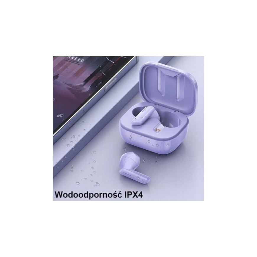 Słuchawki Bluetooth 5.1 T36 TWS Fioletowe