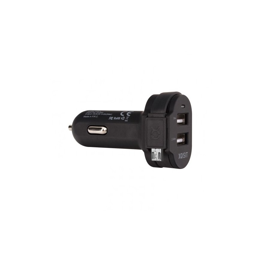 Xqisit 20425 mobile device charger Smartphone, Tablet Black Cigar lighter, USB Auto – 2