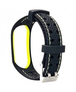 Beline pasek Sport Mi Band 7 czarno-limonkowy black|lime