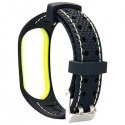 Beline pasek Sport Mi Band 7 czarno-limonkowy black|lime Beline pasek Sport Mi Band 7 czarno-limonkowy black|lime
