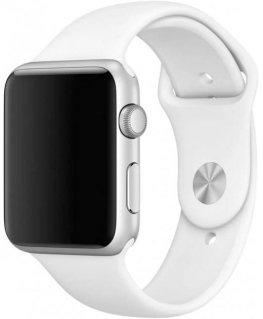 Mercury pasek Silicon Apple Watch 42|44| 45 mm biały|white
