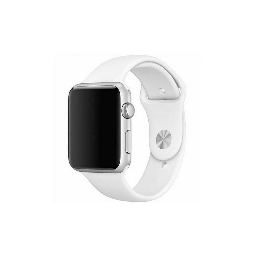 Mercury pasek Silicon Apple Watch 42|44| 45 mm biały|white – 2