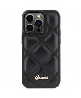Guess GUHCS23FEPSQSQSK S23 FE S711 czarny|black hardcase Quilted