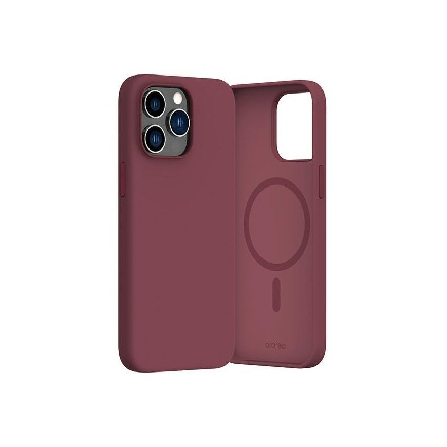 Araree etui Typoskin M iPhone 15 Pro Max 6.7" czerwony|deep red