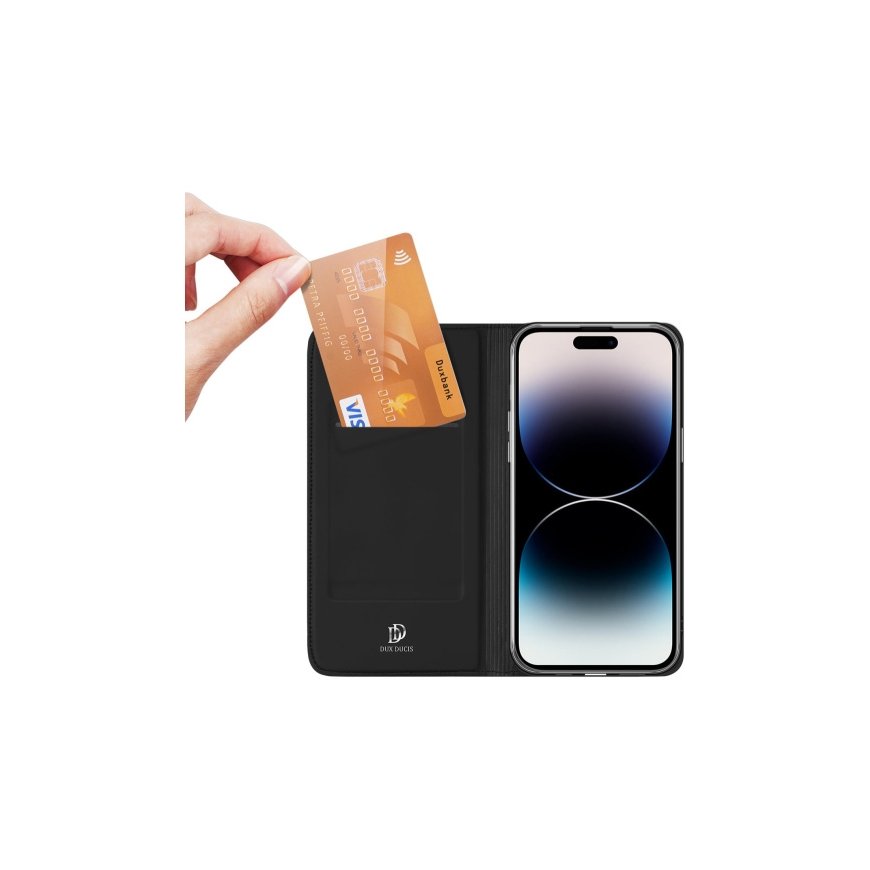 Dux Ducis Skin Pro Wallet Case for iPhone 15 Plus - Black – 2