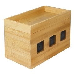 LogiLink KAB0076 - Logitech Kabelbox aus Bambus