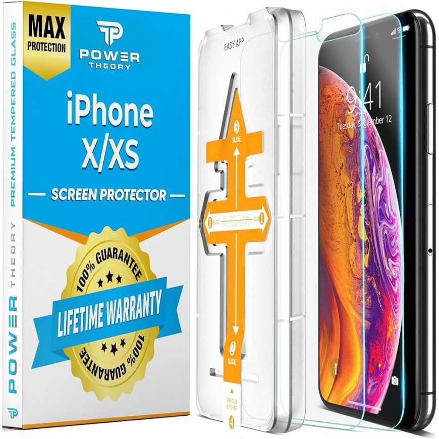 Tempered Glass Gold Screen Protector Apple iPhone X | XS
