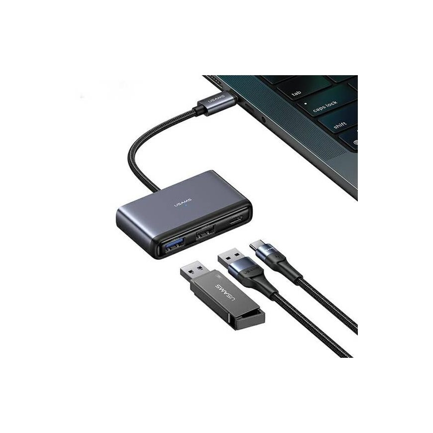 USAMS Adapter HUB 5w1 USB 2