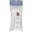 3-way socket NORDIC QUALITY with switch and earth, 1m / 322133 3-way socket NORDIC QUALITY with switch and earth, 1m / 322133