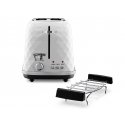 De’Longhi CTJ 2103.W toaster 2 slice(s) 900 W Black, White De’Longhi CTJ 2103.W toaster 2 slice(s) 900 W Black, White