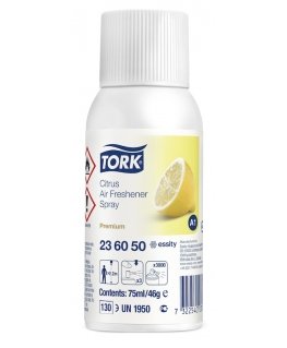Tork 236050 skystas oro gaiviklis Purškiamas oro gaiviklis Balta Citrusinių vaisių 75 ml 46 g