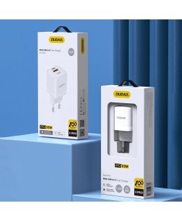 Wall charger GaN 33W PPS USB C|USB Dudao A13Pro - white