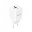 Wall charger GaN 33W PPS USB C|USB Dudao A13Pro - white Wall charger GaN 33W PPS USB C|USB Dudao A13Pro - white
