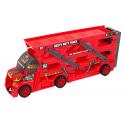 Lean Cars Large 3 Deck Truck Trailer Heavy duty truck with extendable car launch ramp