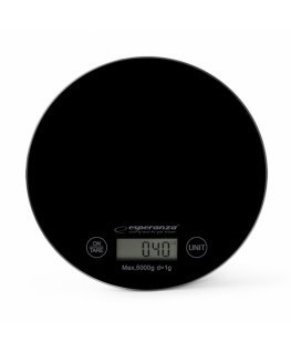 Esperanza EKS003K kitchen scale Black Countertop Round Electronic kitchen scale