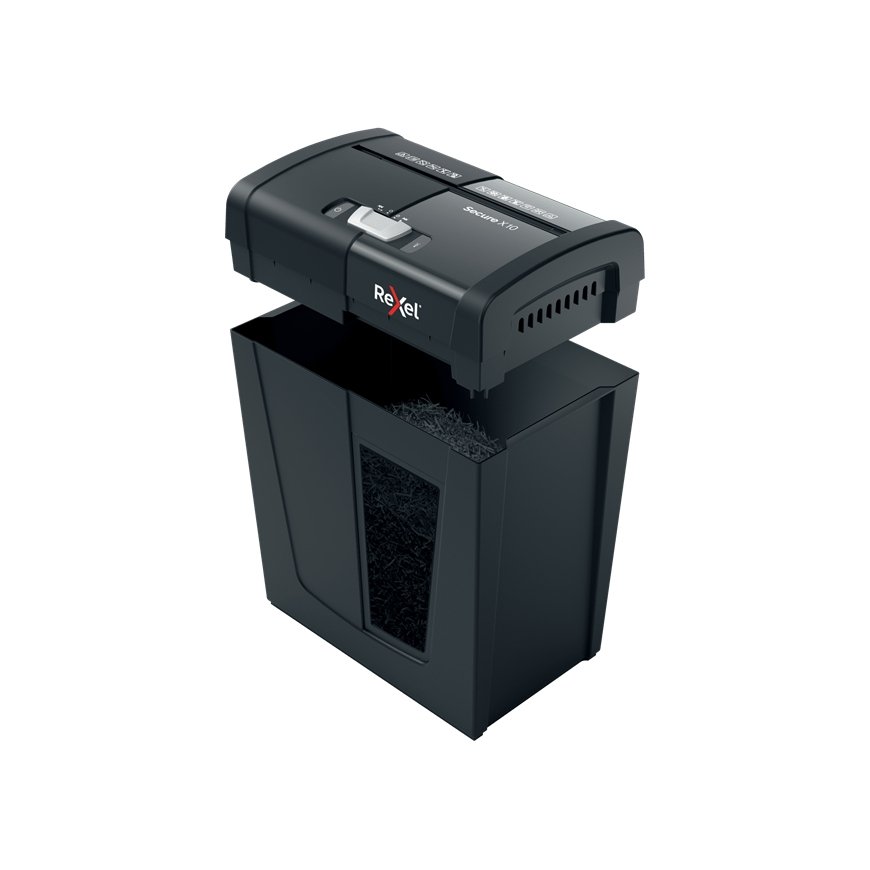 Rexel Secure X10 paper shredder Cross shredding 70 dB Black – 2