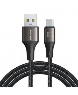 Cable USB to USB-C Joyroom SA25-AC6 / 100W / 1.2m (black)