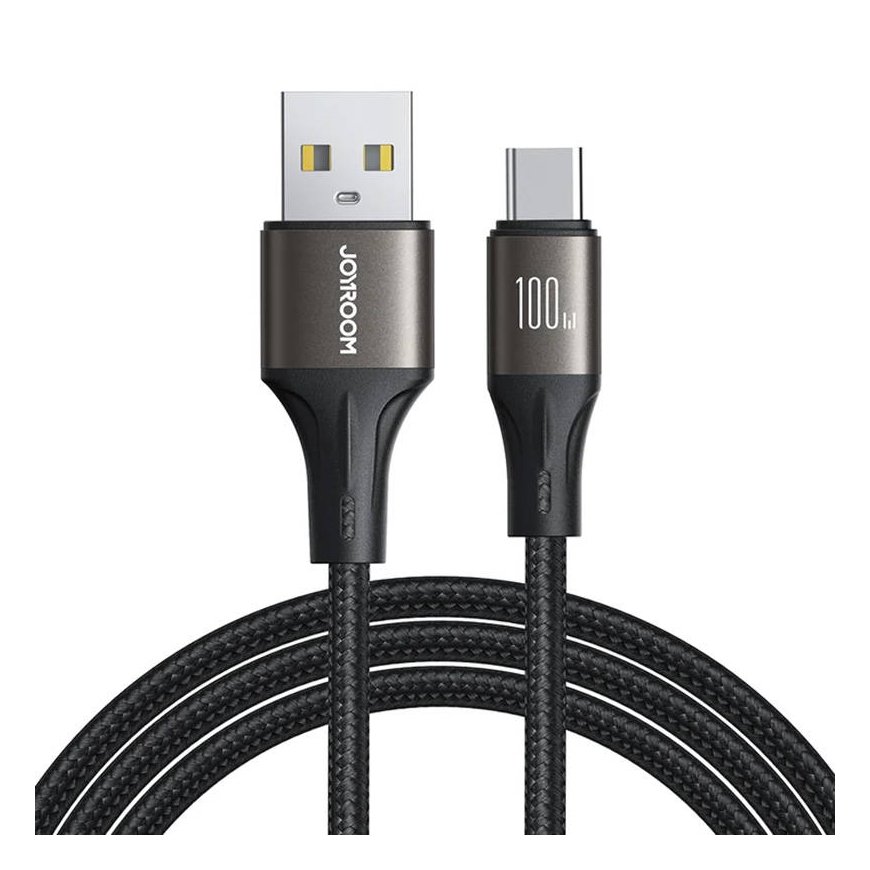 Cable USB to USB-C Joyroom SA25-AC6 / 100W / 1.2m (black)