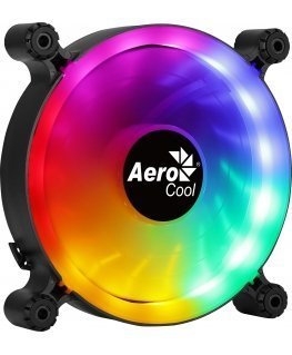 Aerocool Spectro 12 FRGB Datora korpusam Ventilators 12 cm Melns, Caurspīdīgs 1 pcs
