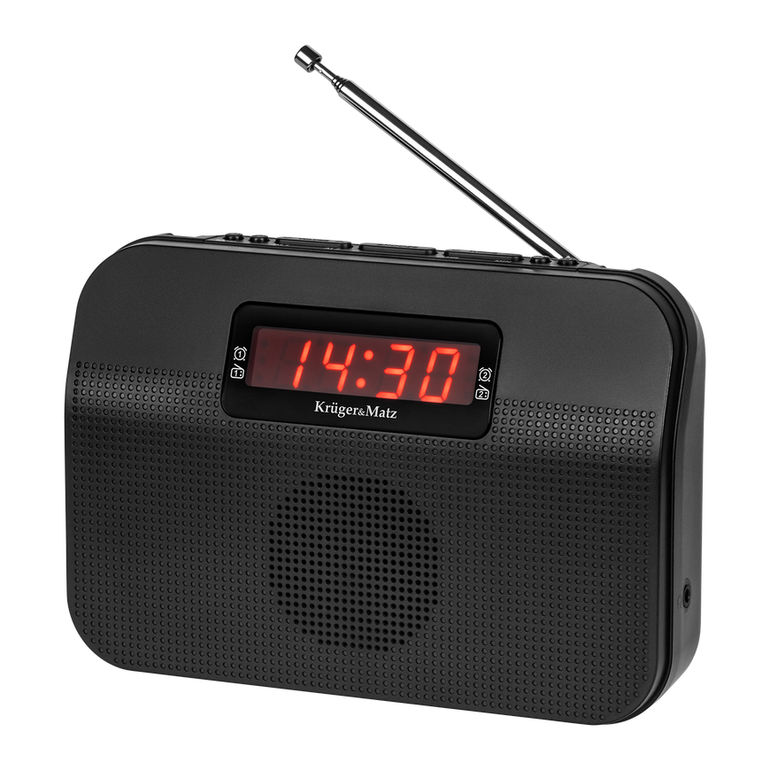 Kruger & Matz portable analog radio, model KM0825
