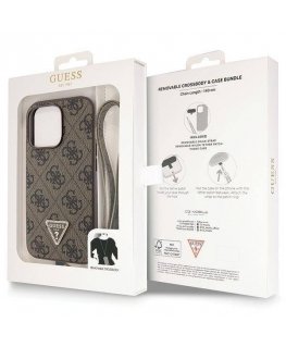 Guess GUHCP13LP4TDSCPW iPhone 13 Pro | 13 6.1" brązowy|brown har