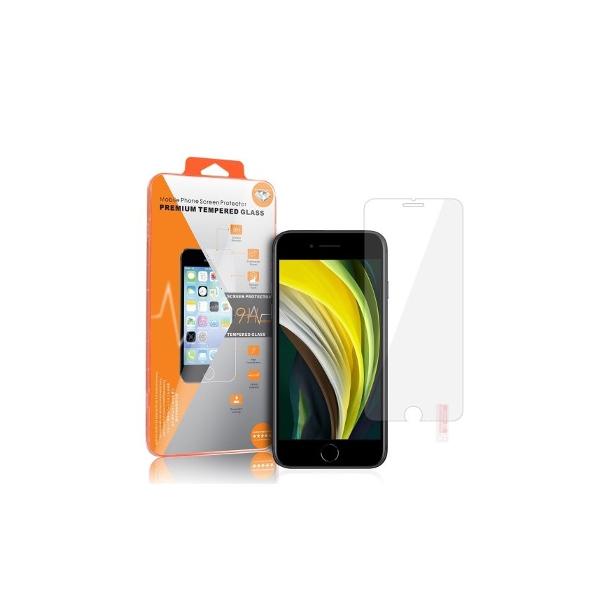 Tempered Glass Orange for IPHONE SE 2020|SE 2022