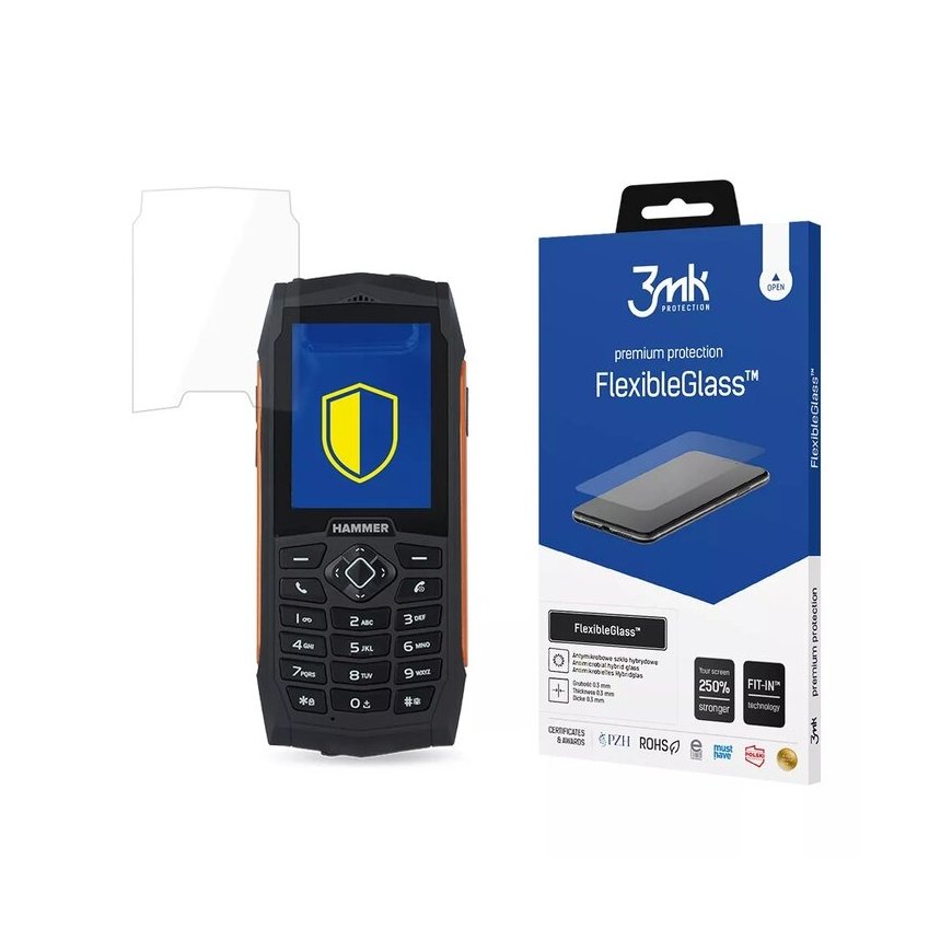 MyPhone Hammer 3 Plus - 3mk FlexibleGlass™ screen protector