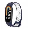 Beline pasek Mi Band 8 design niebiesko-biały |blue-white Beline pasek Mi Band 8 design niebiesko-biały |blue-white