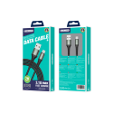 USAMS Kabel kątowy U57 MicroUSB 1,2m 2A zielony|green SJ458USB02 USAMS Kabel kątowy U57 MicroUSB 1,2m 2A zielony|green SJ458USB02