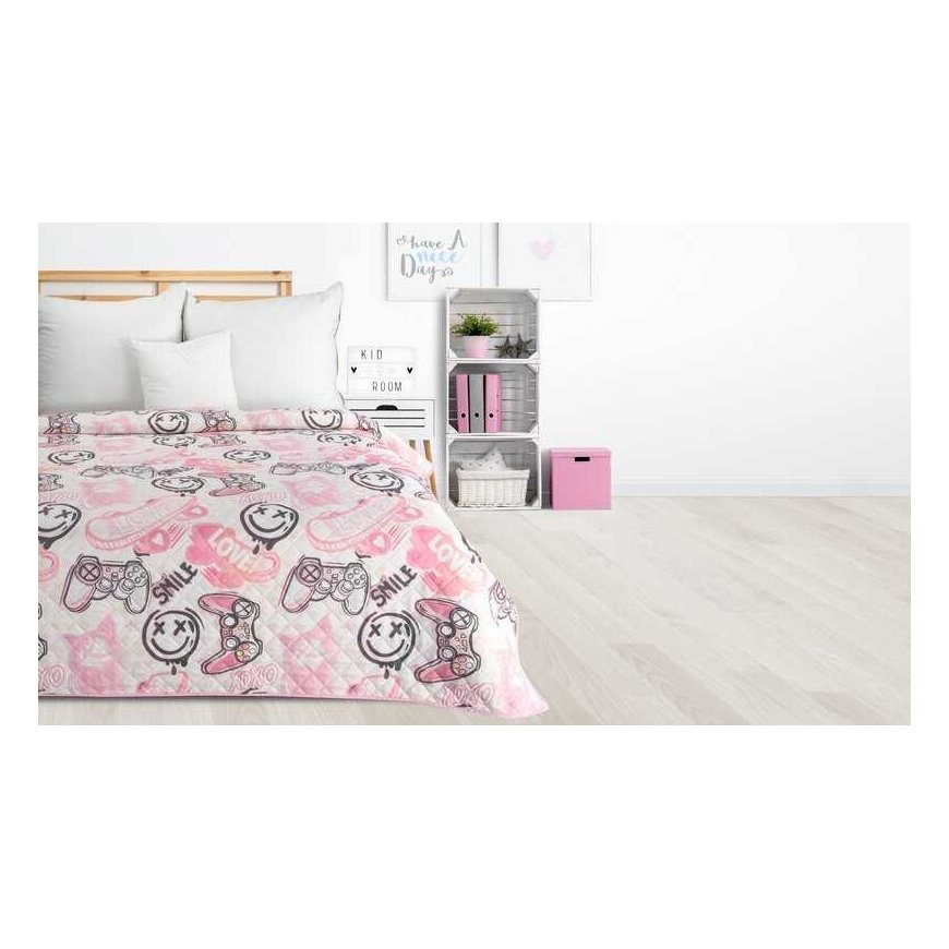 Eurofirany D91/N/KID/17 170X210 B+RAUSVAS+SIDABRAS Lovatiesė – 3