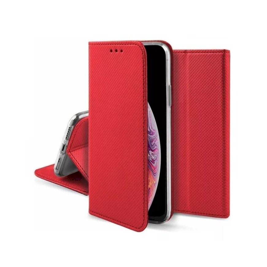 Fusion Magnet Book case for Xiaomi Redmi Note 12 4G red