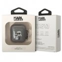 Karl Lagerfeld KLA2HNKCTGK Airpods 1|2 cover czarny|black Gliter Karl Lagerfeld KLA2HNKCTGK Airpods 1|2 cover czarny|black Gliter