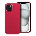 Fusion Frame back case silicone for Apple Iphone 15 Plus purple