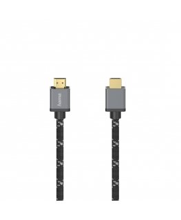 Hama 00205238 HDMI kabelis 1 m HDMI Type A (Standard) Melns, Pelēks